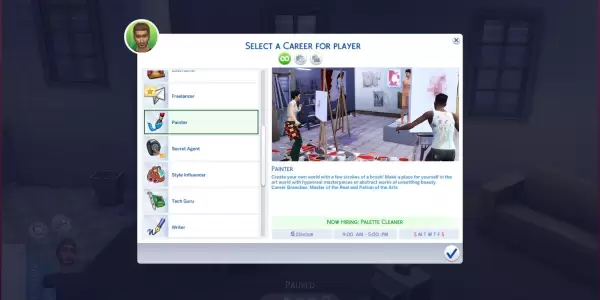 Руководство по карьере художника в игре The Sims 4